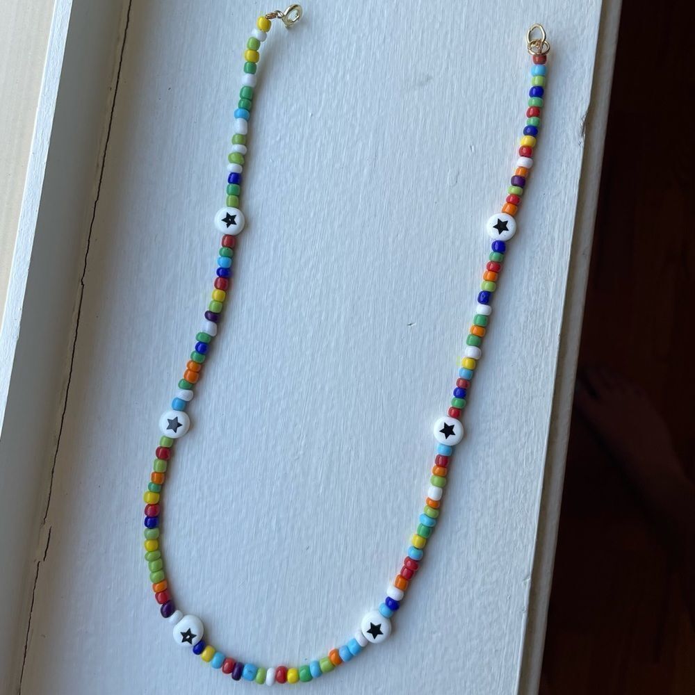 ⚡️Hp⚡️Homemade colorful beaded necklace - Picture 2 of 7